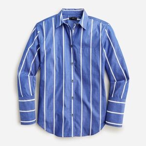 J.Crew Garçon cotton poplin shirt in seaside stripe